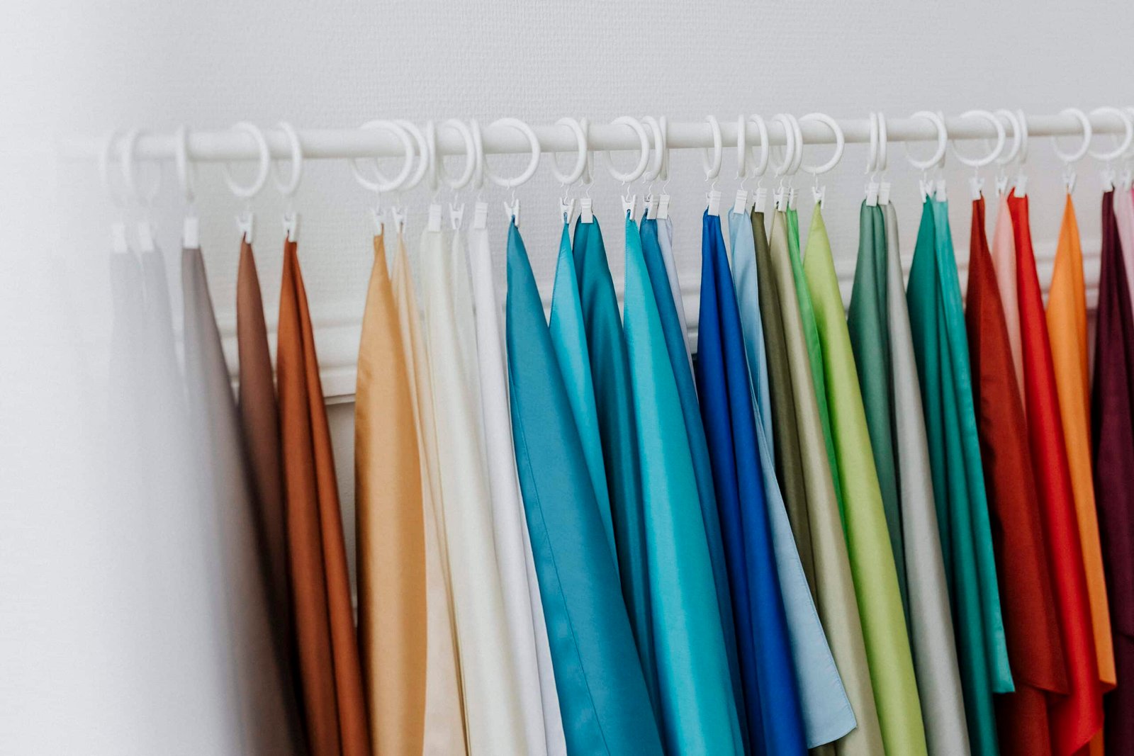 Kit de foulards pour la formation en colorimétrie donnée par Julie Terreur